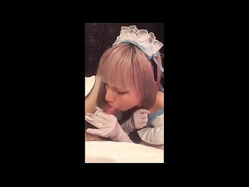 ❤️ Японски идол [mayuka], костюм на френска прислужница, част 1, свирка и дрънкане с лосион ❤️❌ Супер секс в bg.killvs.top ❤